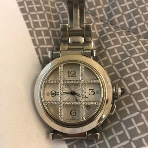 Cartier Pasha with Diamond Grid